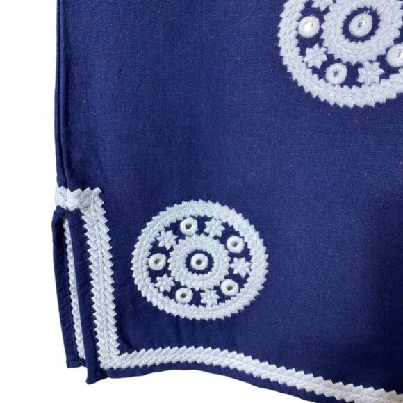 Bohemian Womens Tunic Tank Size Small Embroidered Beaded Festival Beachy… - Picture 3 of 12